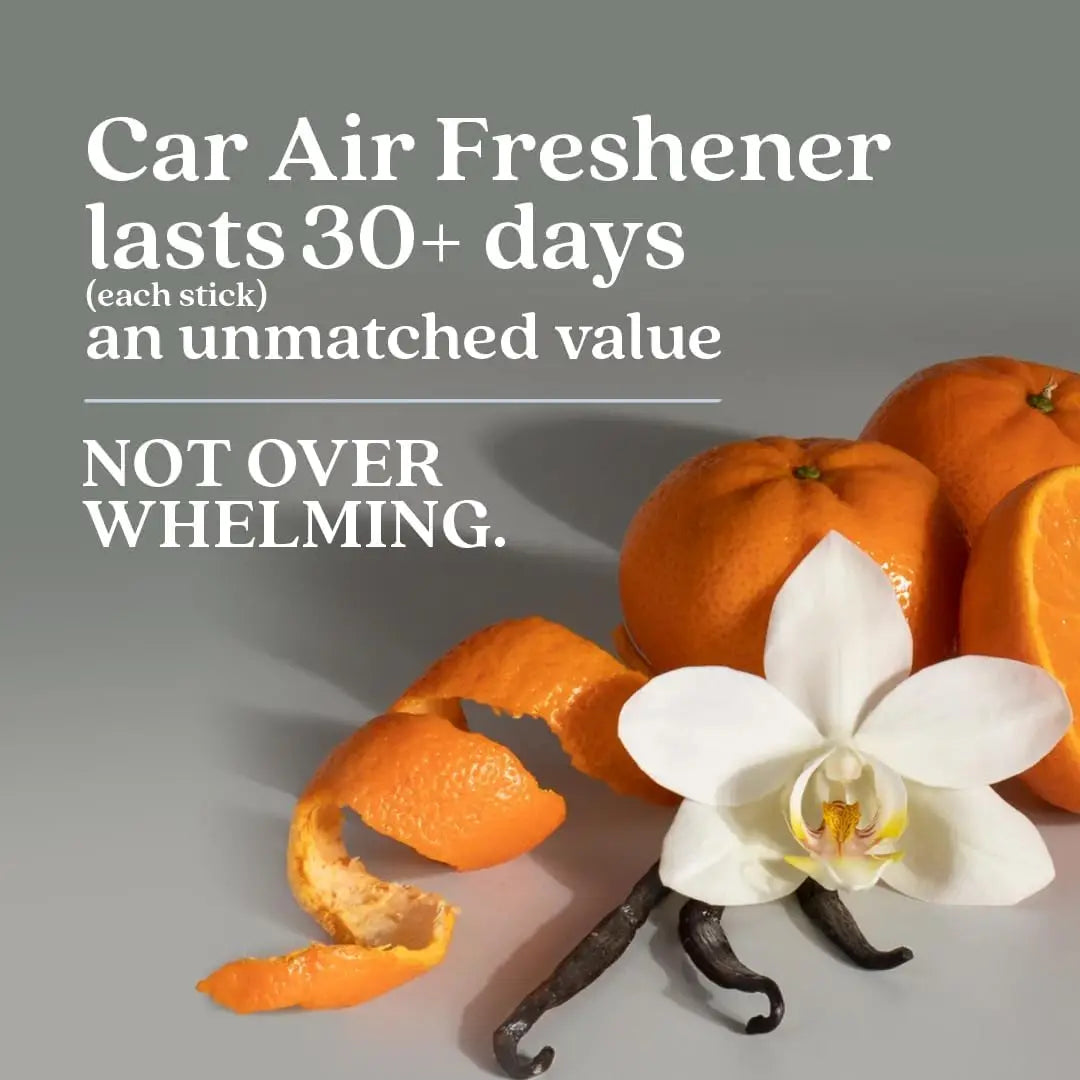 Natural Car Air Freshener with Essential Oils Lasts 480 Days 8 Pack