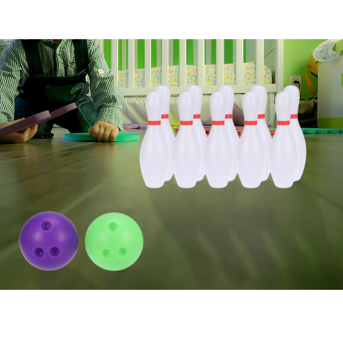 Large Size Bowling Play Sets Indoor Outdoor for Kids
