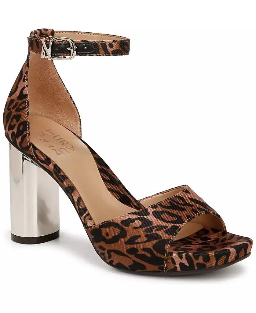 Naturalizer Malia Block Heel Open Square Toe Platform Sandals