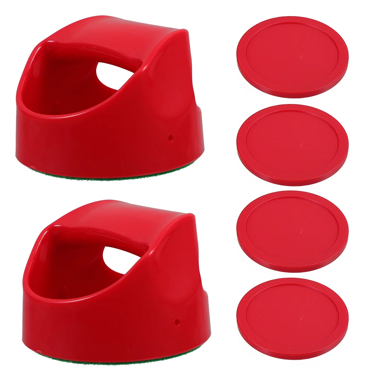 Air Hockey Accessories Pucks Plastic Tabletop Pushers