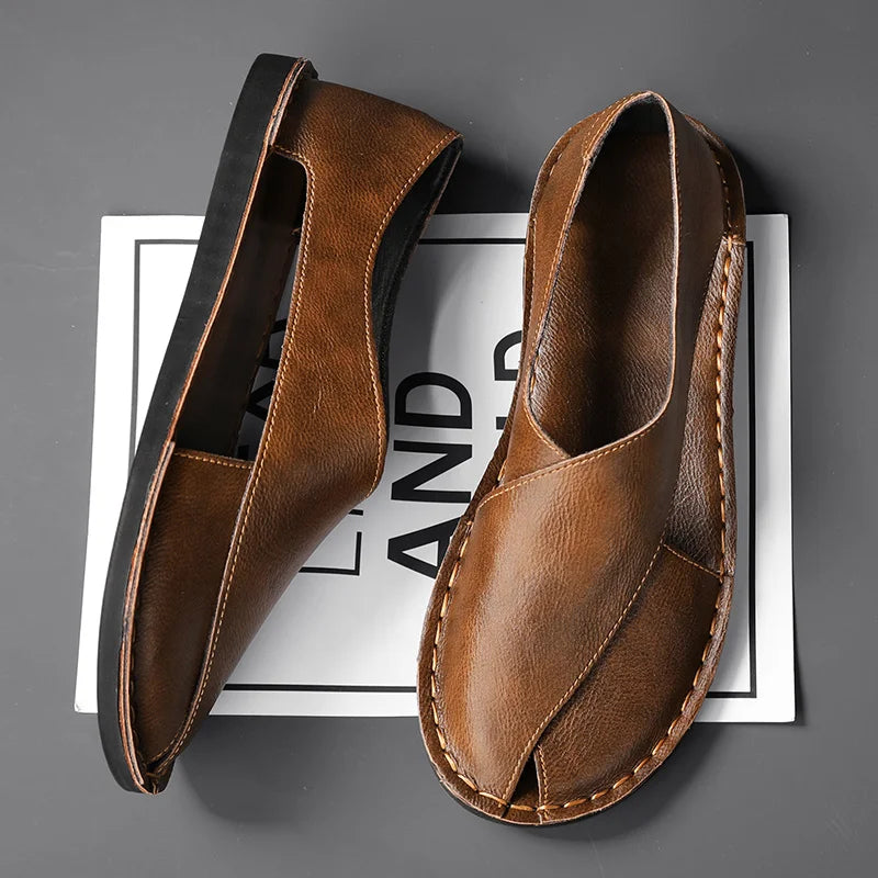 Genuine Leather Lightweight Breathable Sandals