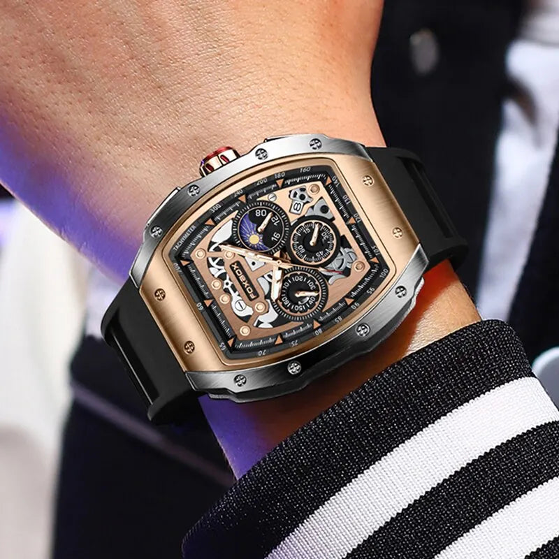 Waterproof Military Quartz Chronograph Wristwatch