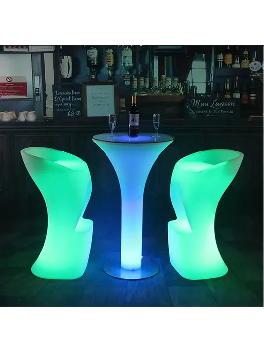 Luminous Chairs & High Table Bar Colorful