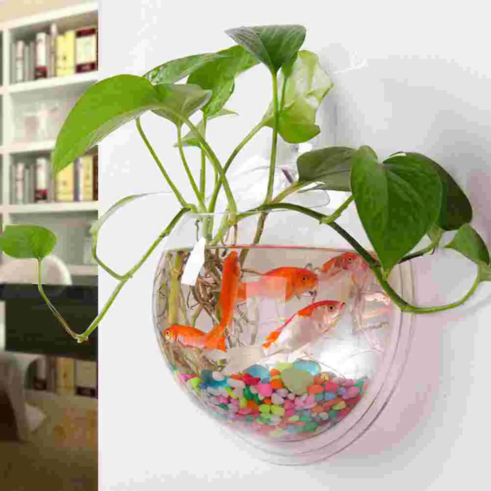 3D Acrylic Plant Pot Wall Mounted Hanging Aquarium