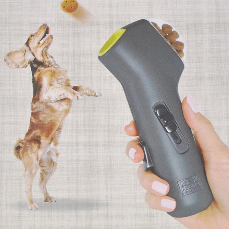 Pet Interactive Training Toy Dog Cat Treat Launcher