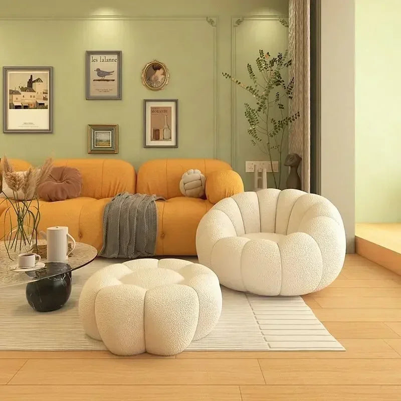 Pumpkin Lazy Single Tatami Sofa Chair