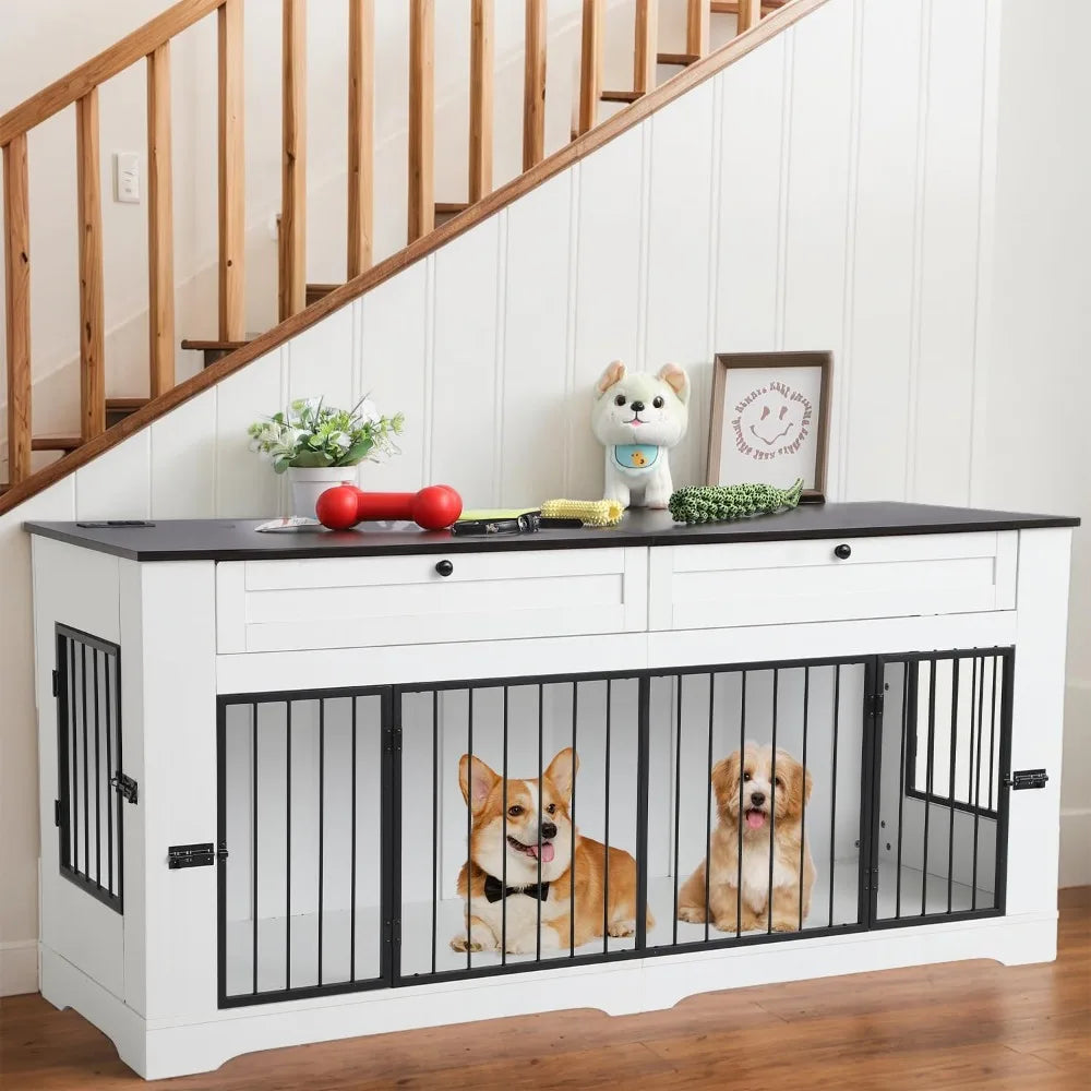 Large Furniture-Decorative Heavy Duty Dog Cage Indoor