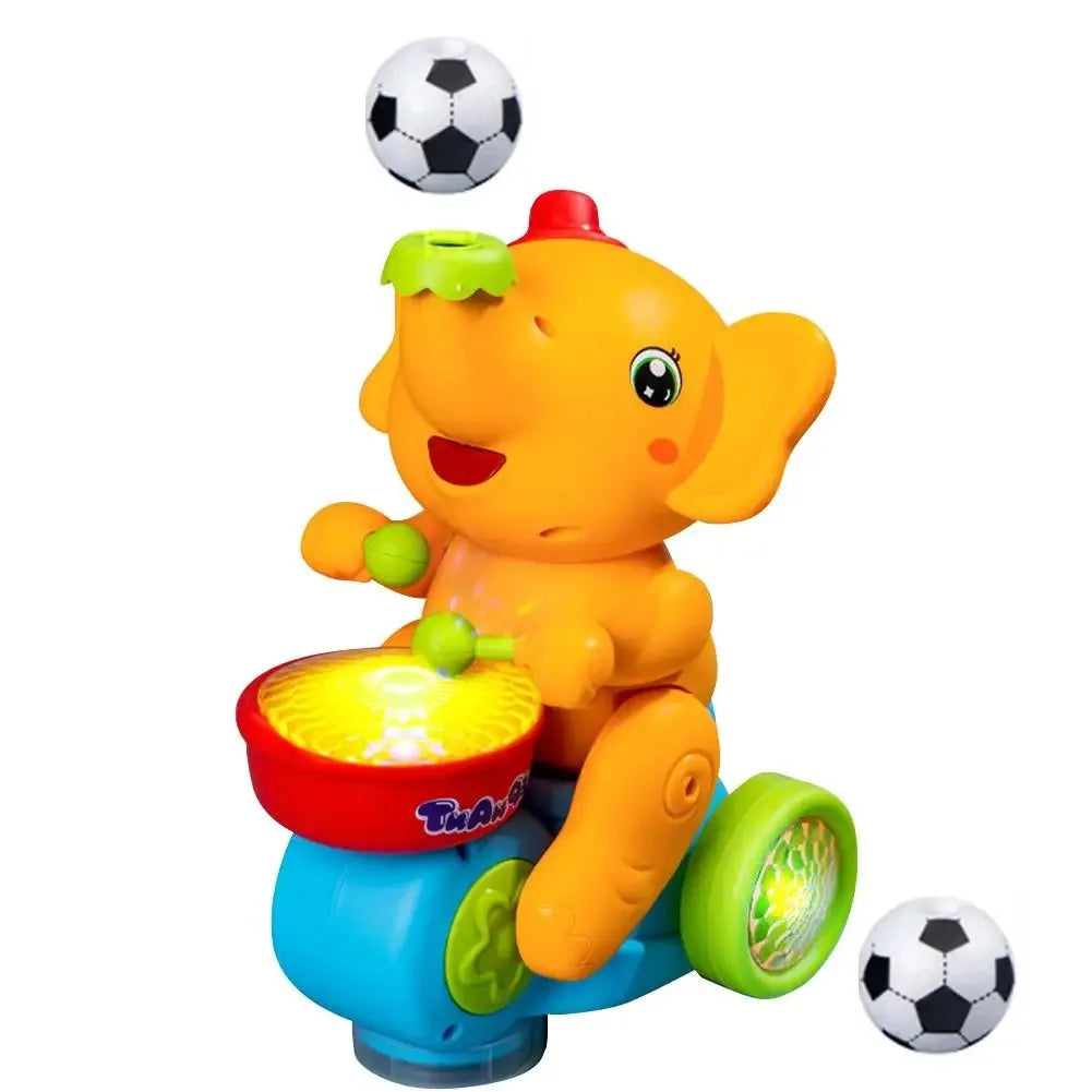 Musical Walking Elephant Drummer Learning Educational Toy