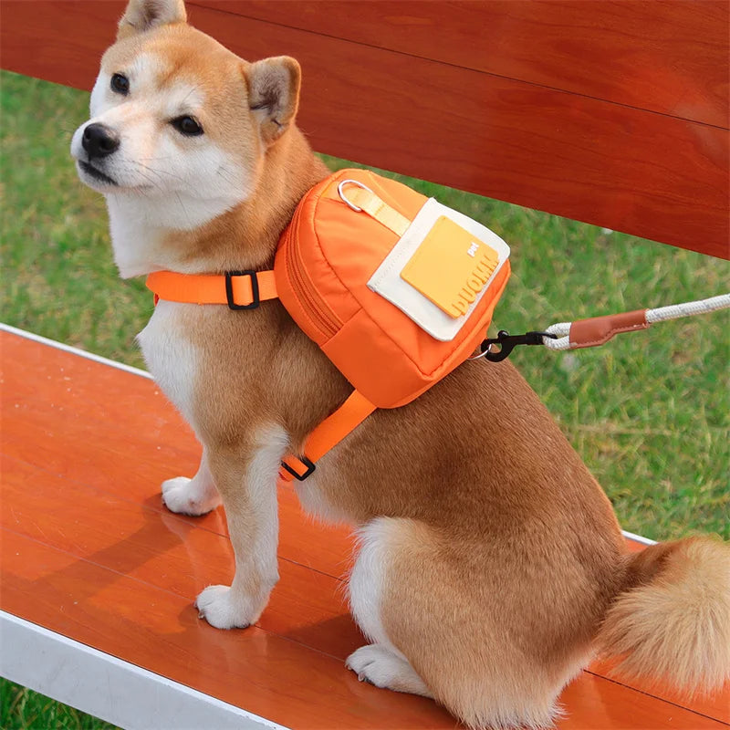 Dog Harness with Snack bag for Small Dogs