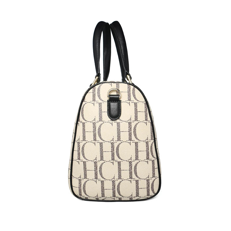 Large Capacity Classic Retro Style Ladies Handbag