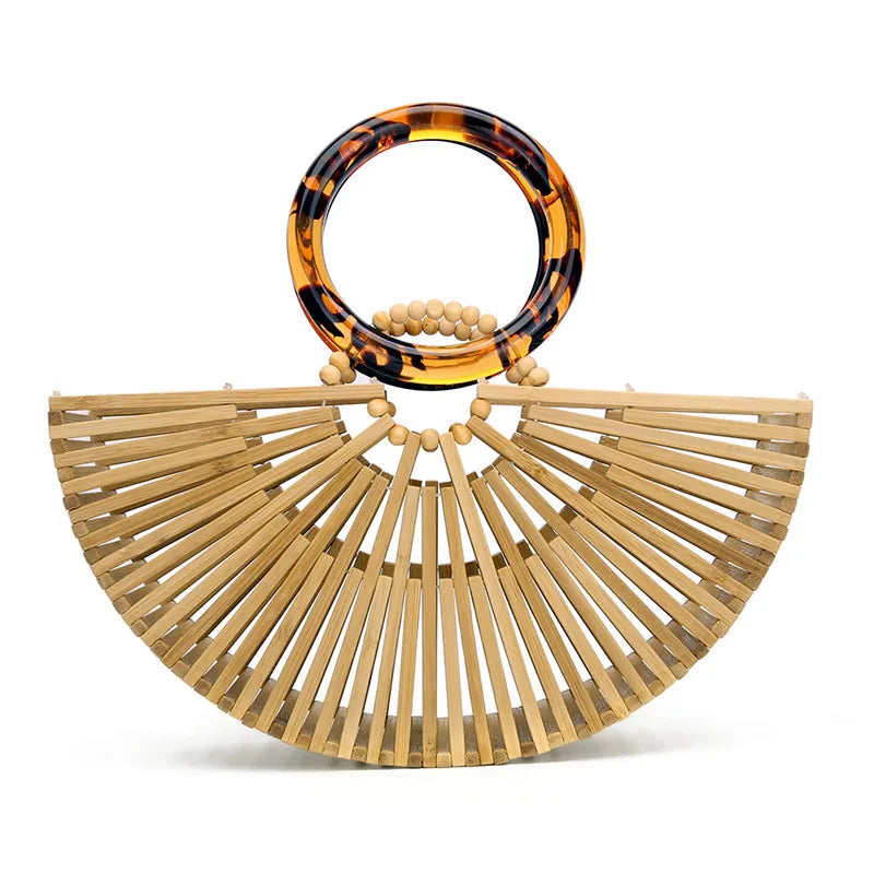 Luxury Womens Small Bamboo Handbag