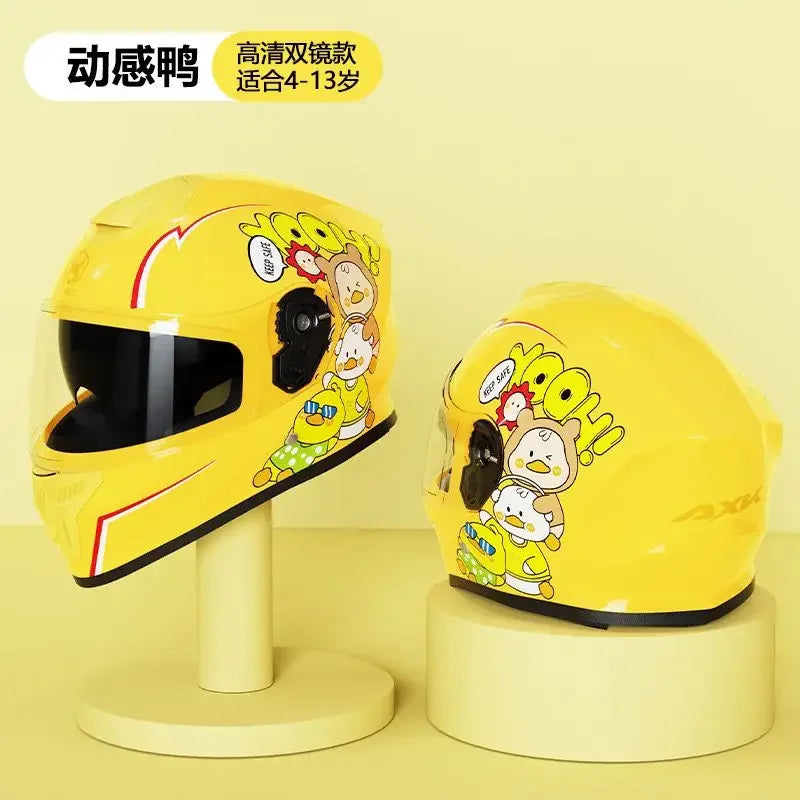 Kids DOT Approved Full Face Helmet Size 48-56cm