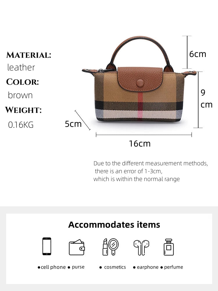 Genuine Leather Casual Phone Bag