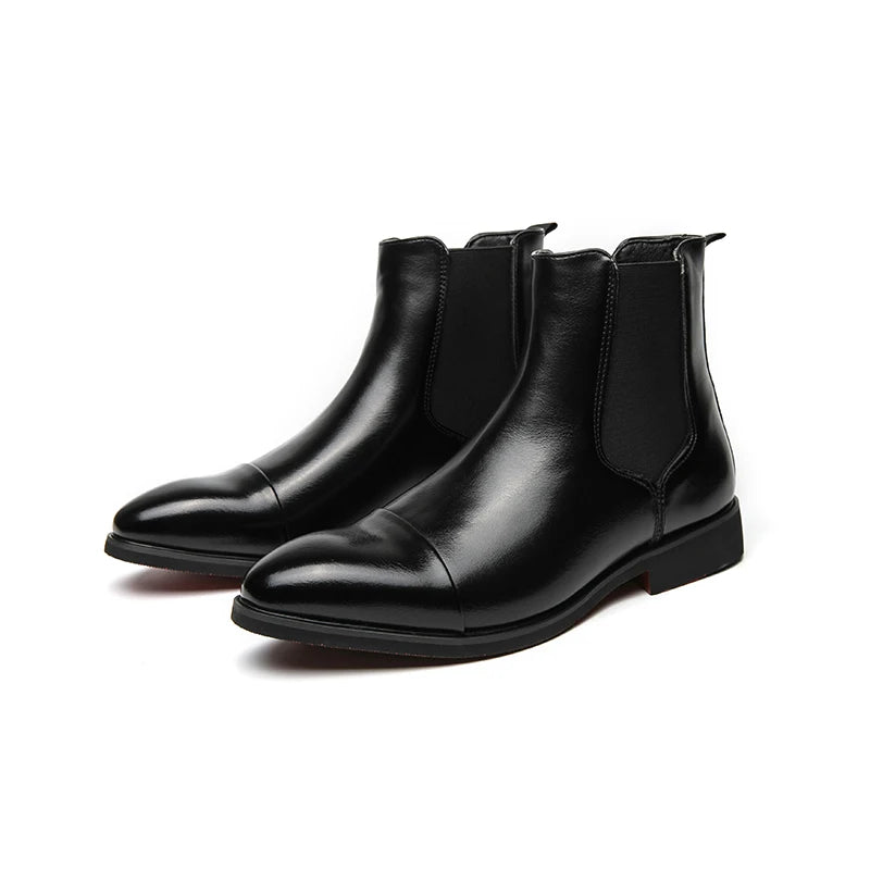 Chelsea Red Sole Slip-On Boots