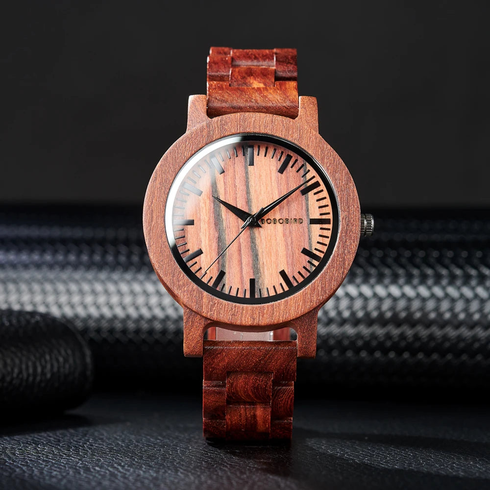 Natural Handcrafted Wooden Watches Lightweight