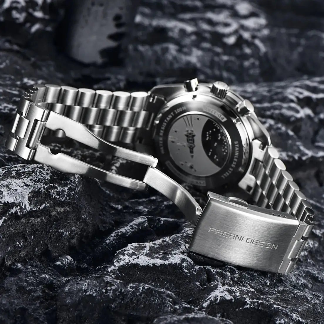 Moon Watch Mens Quartz Chronograph