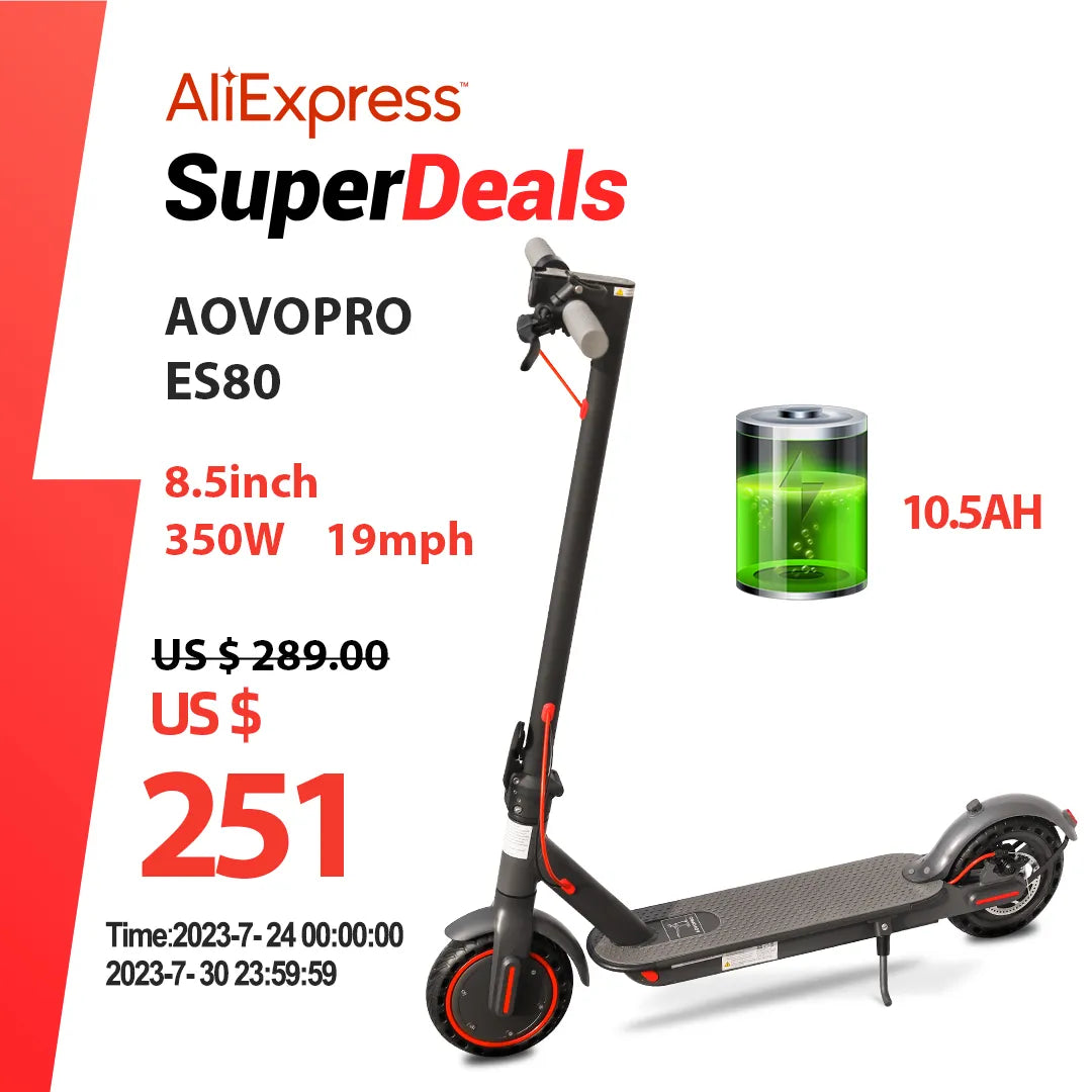 AOVOPRO ES80 M365 Folding Electric Scooter