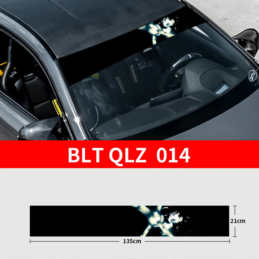 GOKU Front and Rear Decorative Sunshade Decals