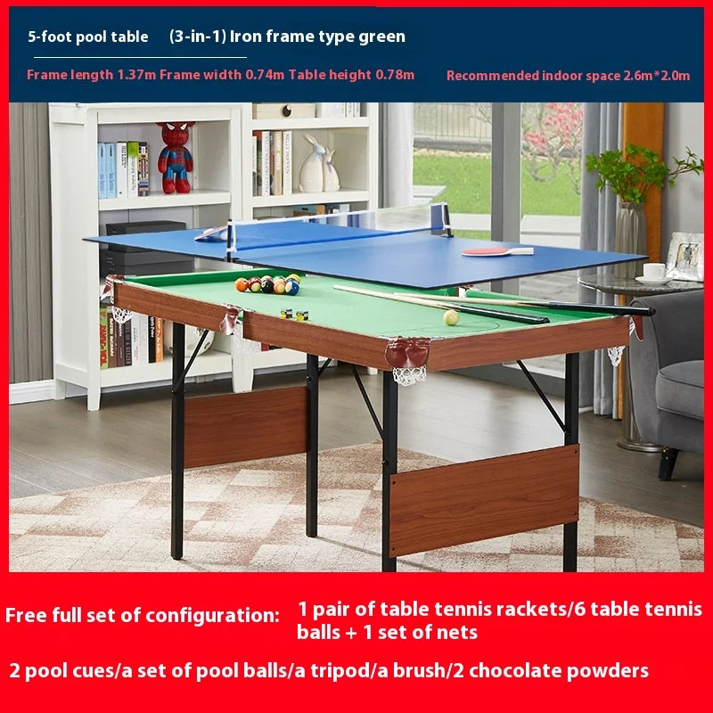 Children's Pool Table Multi-Functional 3-in-1