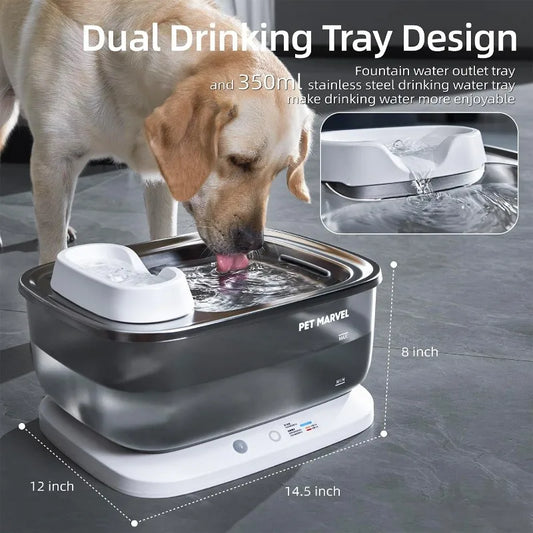 Wireless Sensor Large Automatic Pet Water Fountain