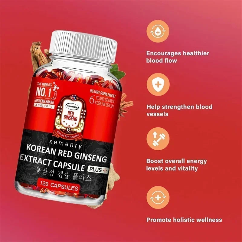Korean Red Ginseng Supplement 120pcs