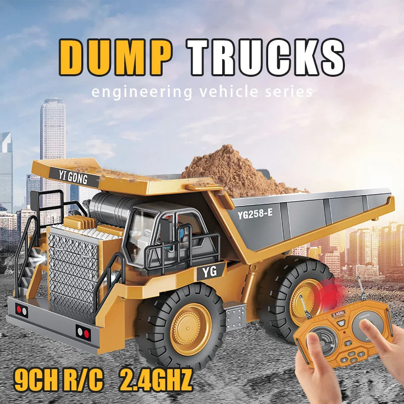 Remote Control Excavator Dump Truck Bulldozer