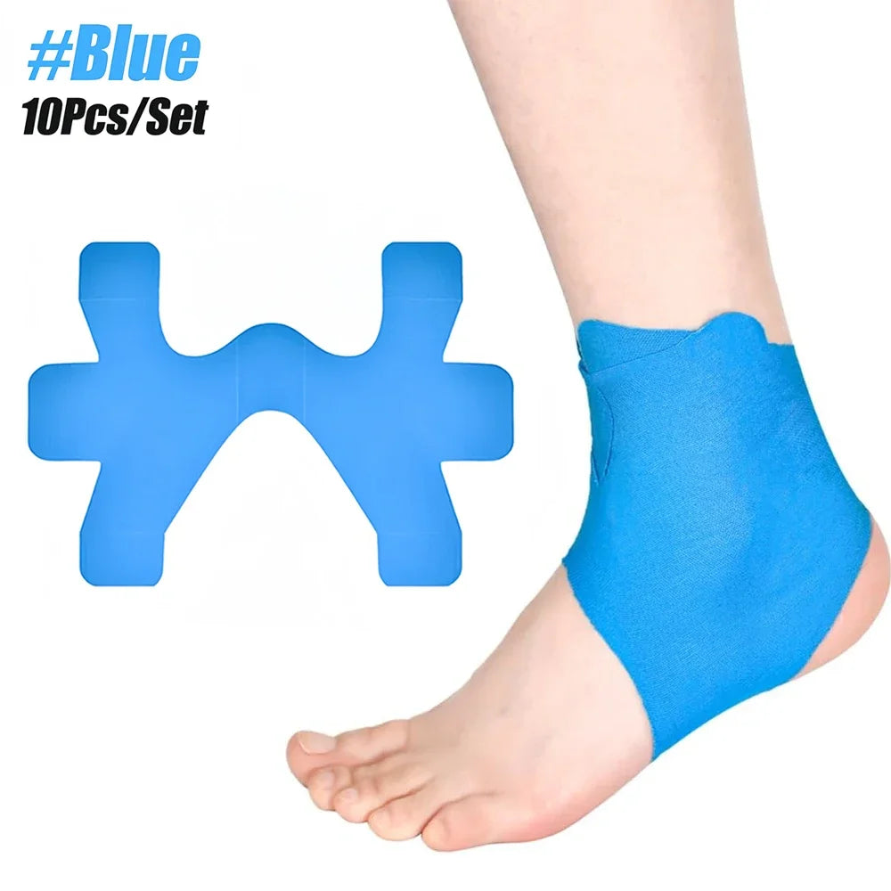 10PCS Kinesiology Precut Strip Waterproof Elastic Athletic Tape