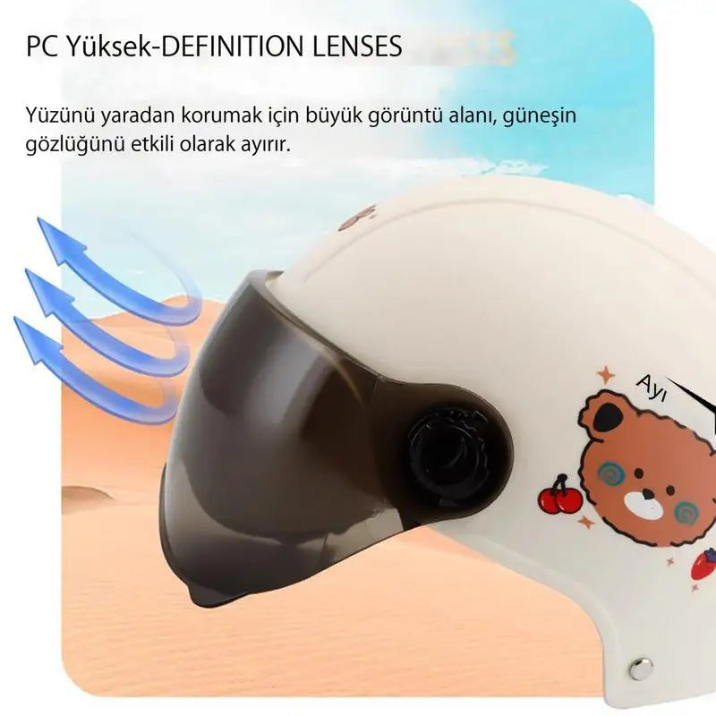 Motorcycle Half Open Face Helmet
