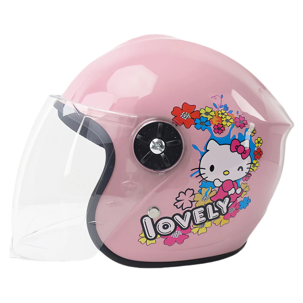 Children Motorcycle Helmet Four Seasons Open Face