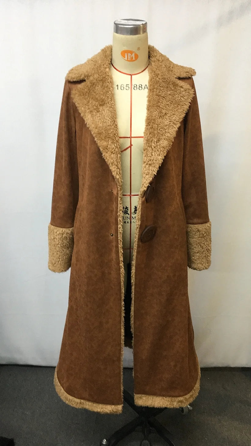 Denim Western Retro Sherpa Lined Outerwear