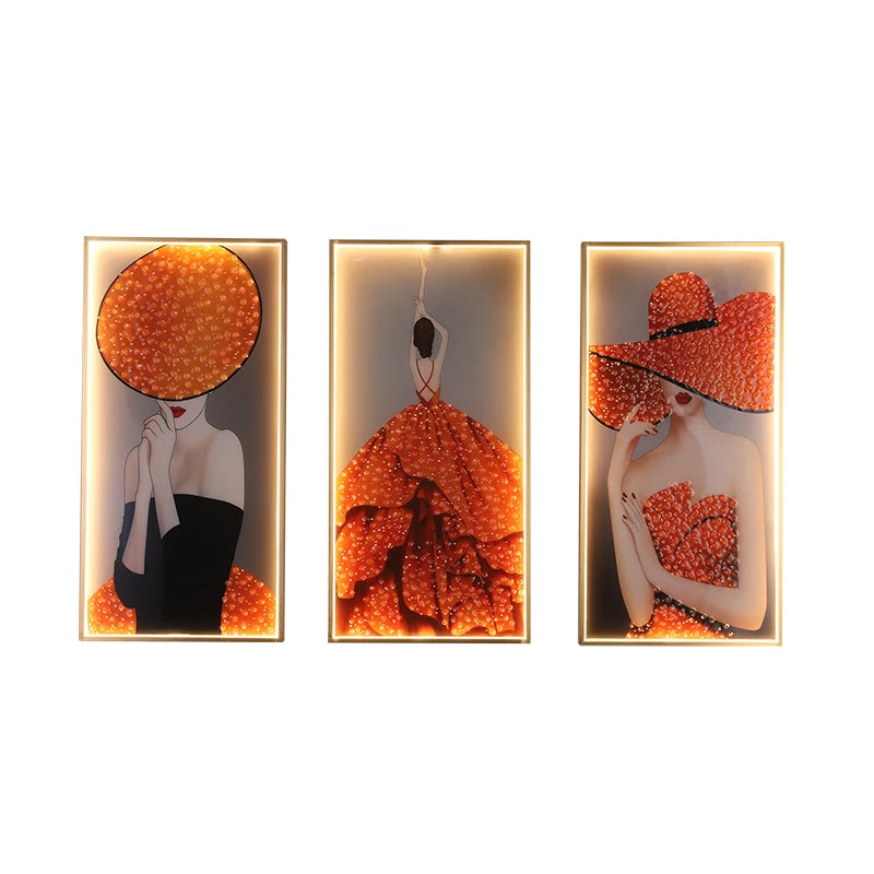 APRIL Wall Lamps Modern Fashion Three Pieces Suit