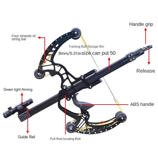 All-Metal 50-Round Compound Bow