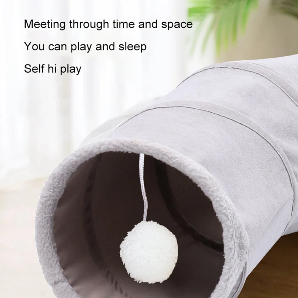 Cat Tunnels for Indoor Cats Collapsible Cat Toy