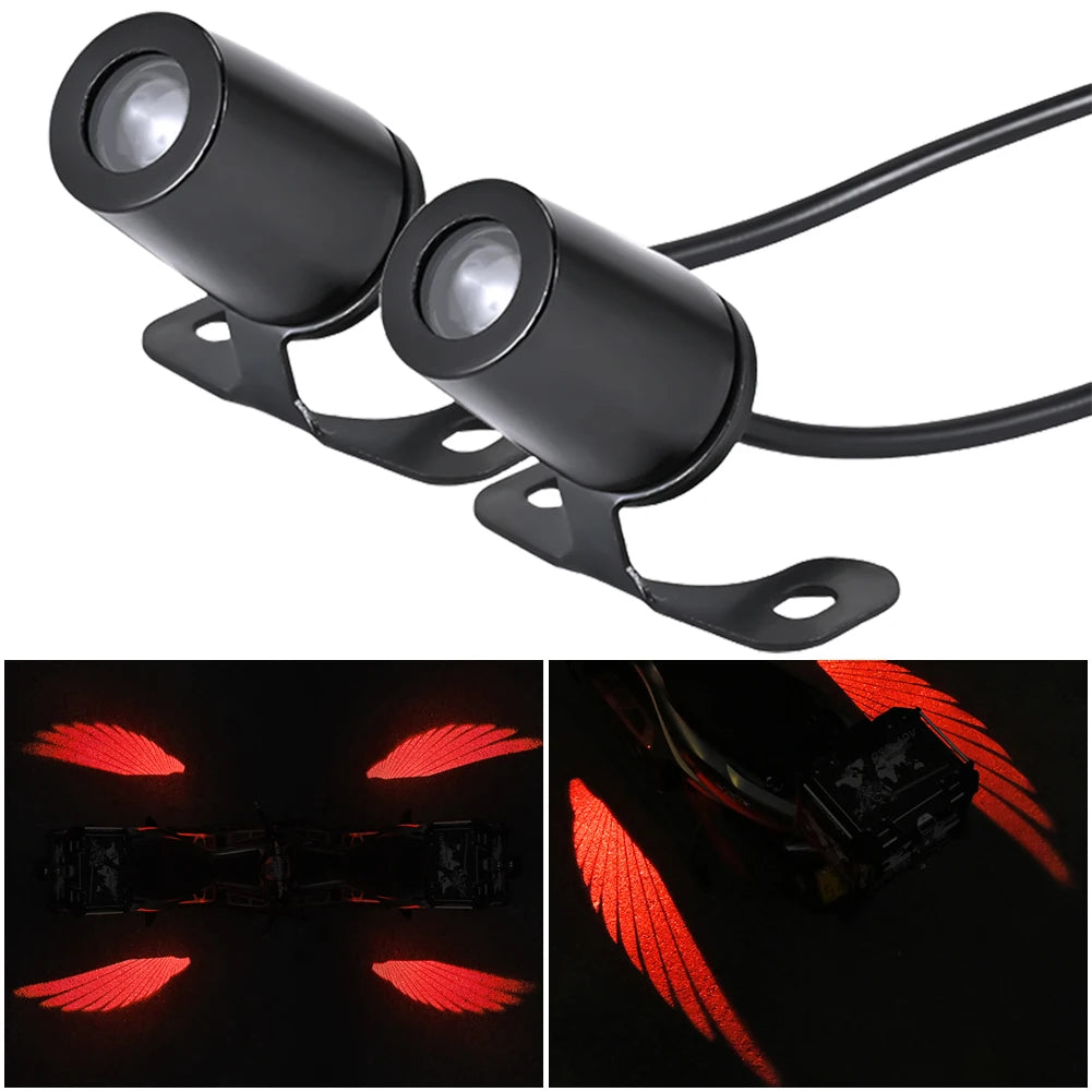 2pc Angel Wings Projection Lights for Motorcycles