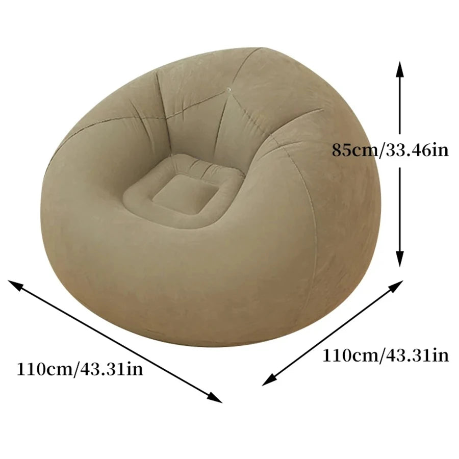 Large Lazy Inflatable Sofa Chair PVC Lounger