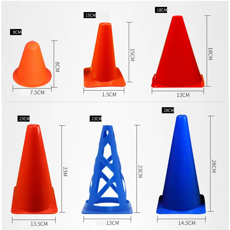 10PCS Cones Gym Obstacle Training Equipment