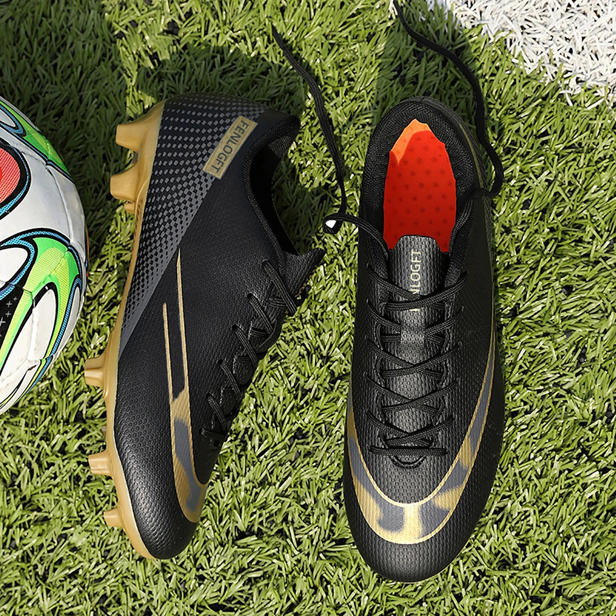 Unisex Leather Soccer Cleats