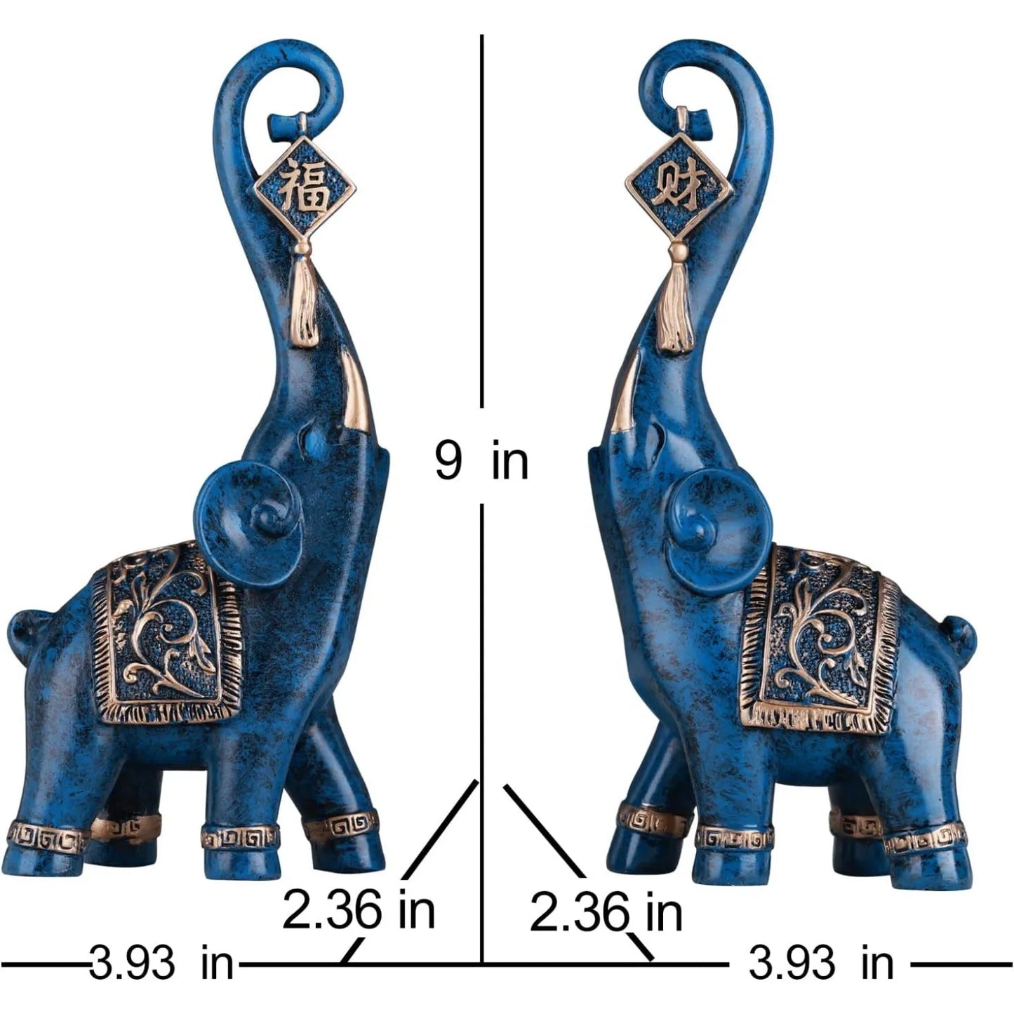 2pcs Elephant Home Decoration