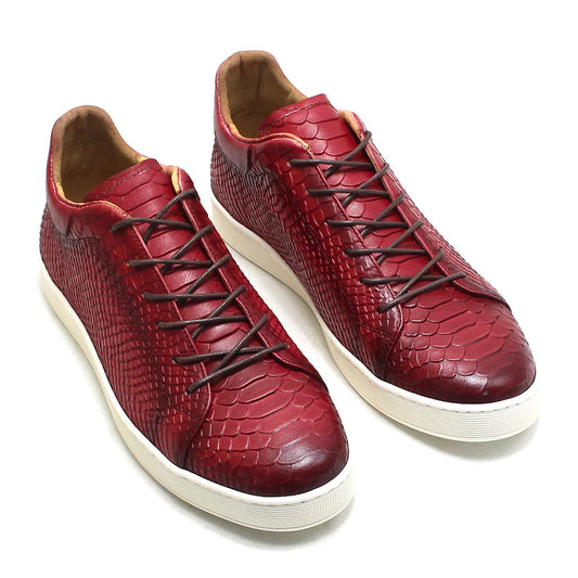 Large Size Derby Casual Shoes Genuine Leather Lace-Up