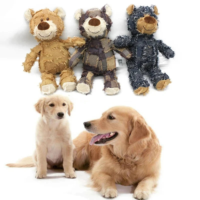 Heavy Chewers Indestructible Plush Dog Toy For Large Dogs