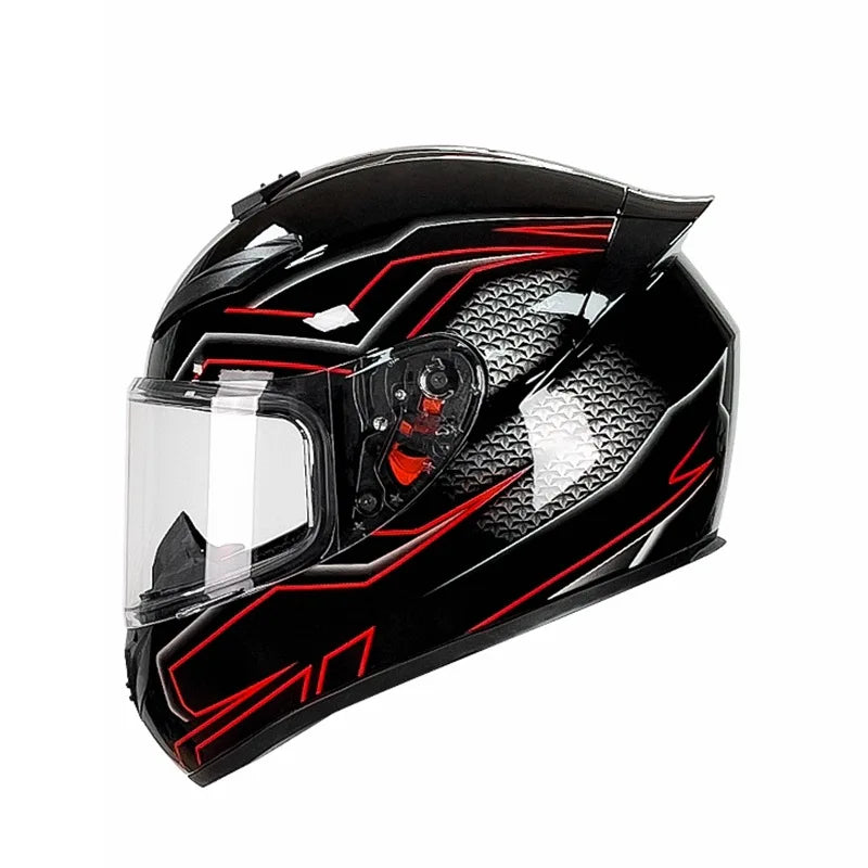 Motorcycle Helmet Safe All Seasons Full Helmet