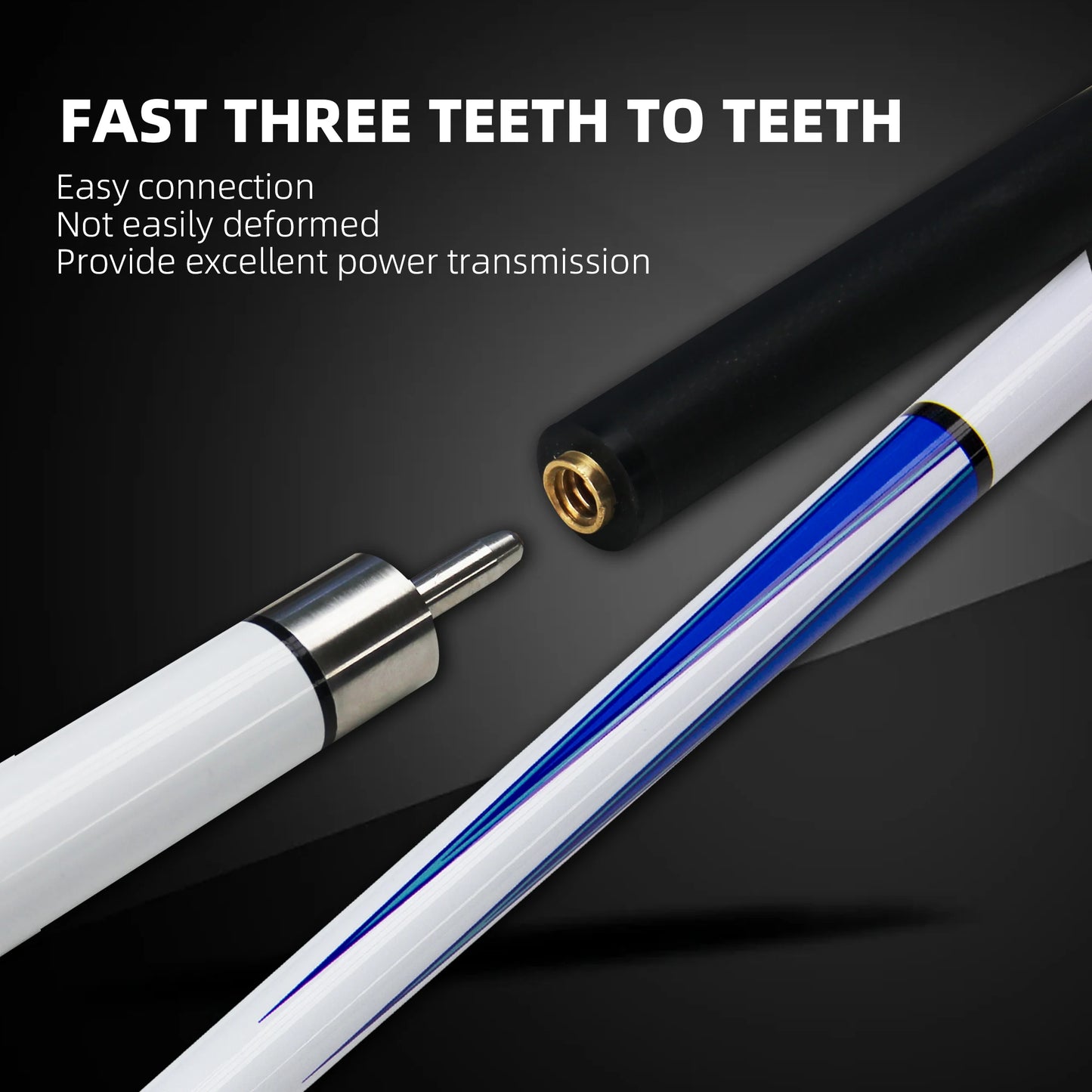 "Professional Billiard Cues - 13mm Leather Tip, Leopard Pattern Pool Cue