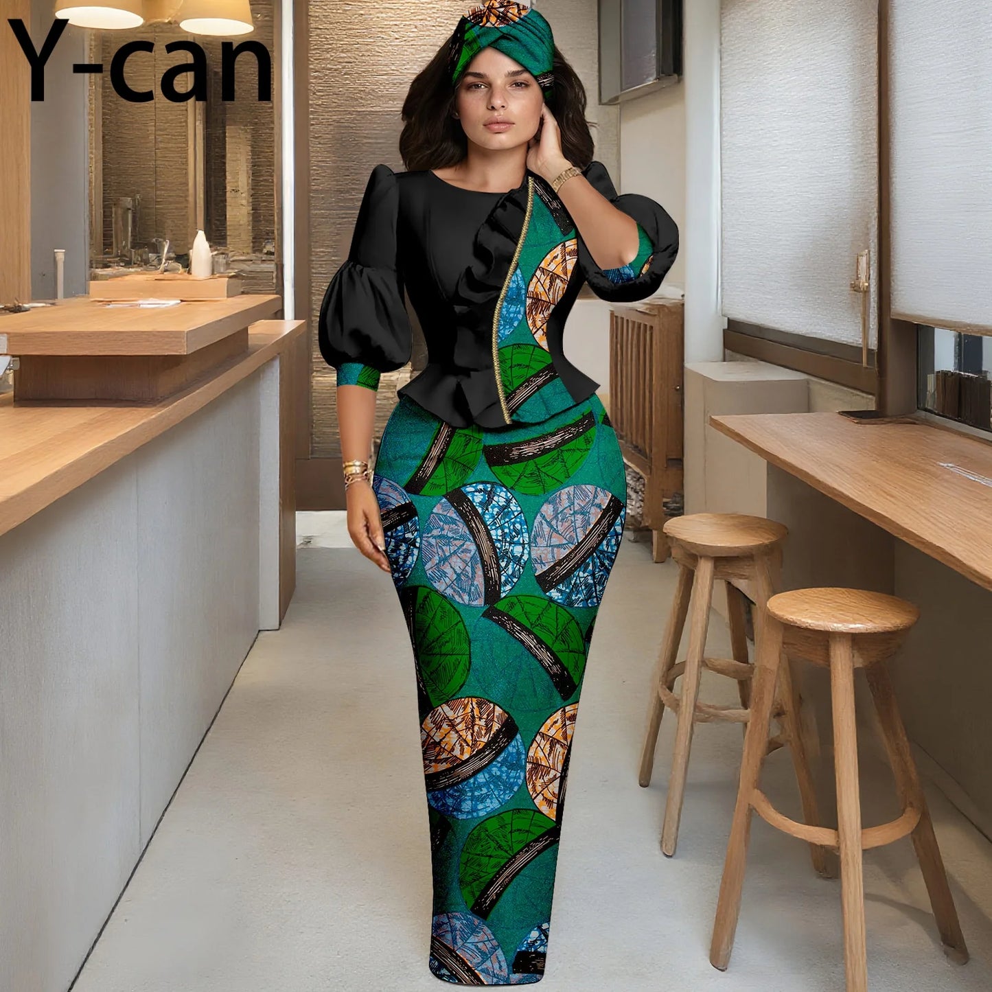 African Women Skirt Set