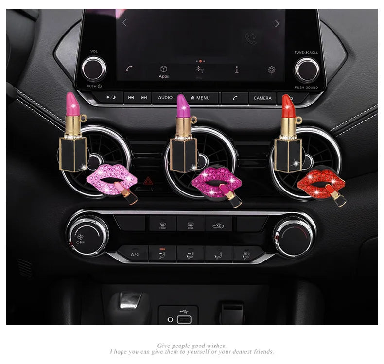 Lipstick Car Decoration Interior Air Freshener