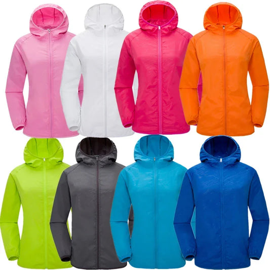 Waterproof Jacket Men Women Windbreaker