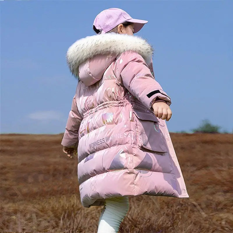 5 6 8 10 12 14 Years Girls Long Style Parka