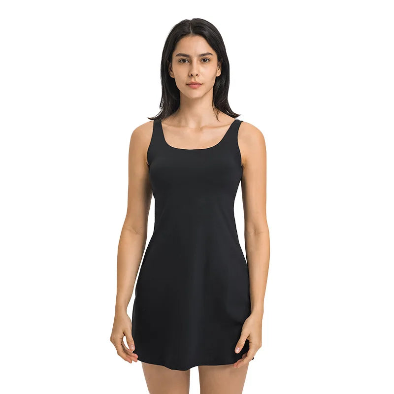Align Women Tennis Dresses With Shorts