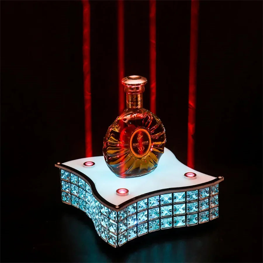 Led Champagne Wine Bottle Presenter
