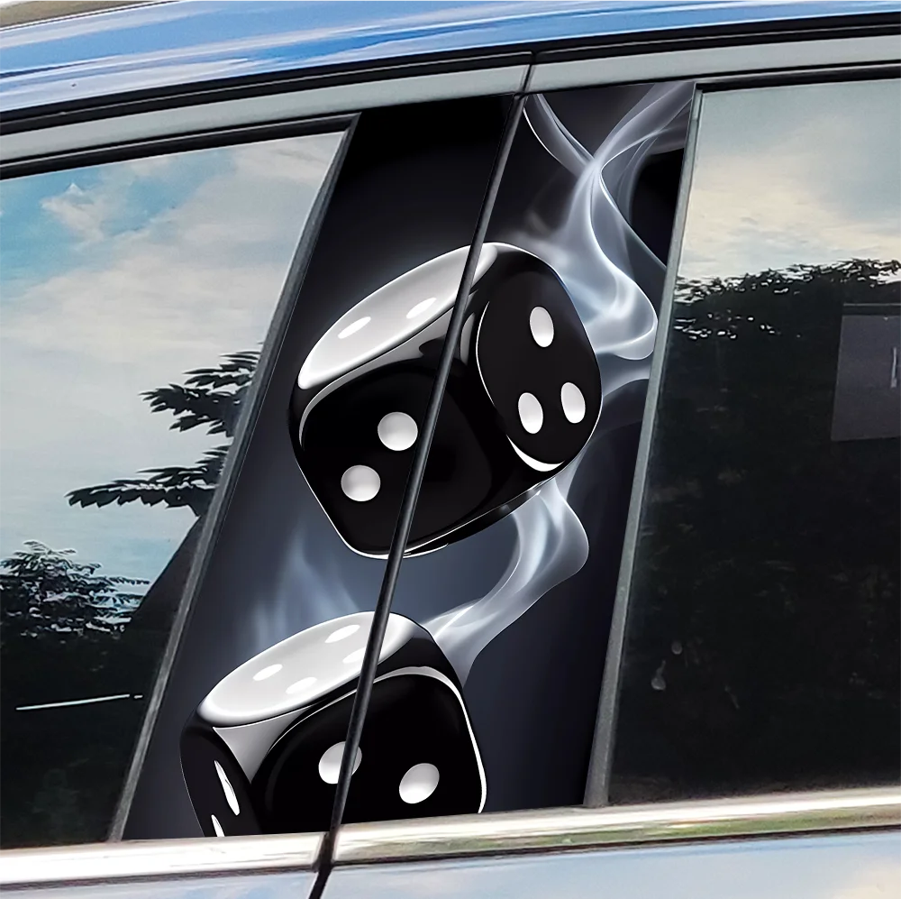 Dice B Pillar Waterproof Decorative Decals