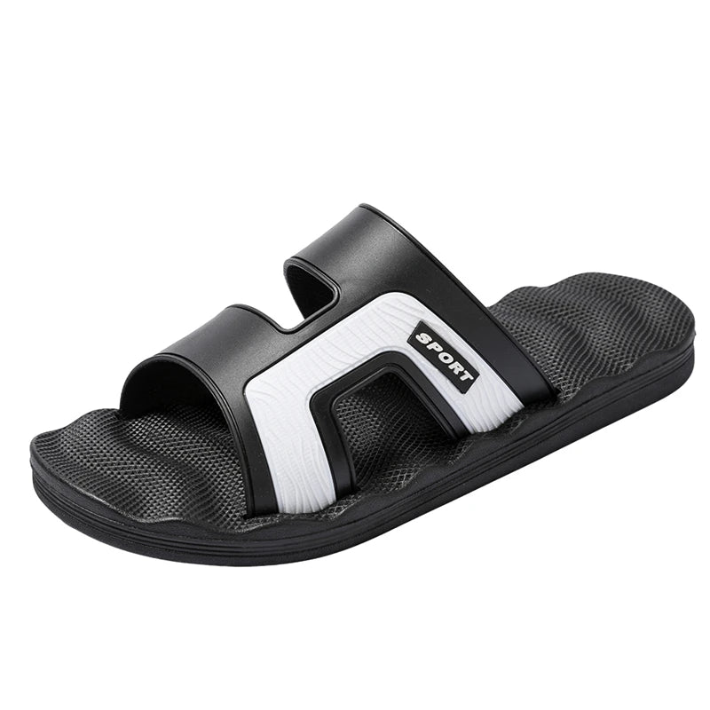Men's Soft Slides Comfortable Slip-On Footwear